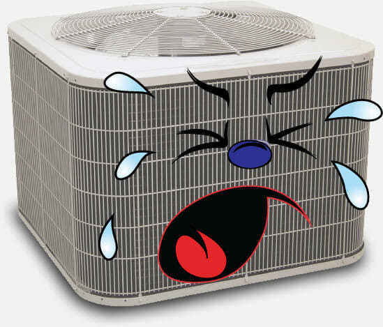 Stressed-AC-Unit