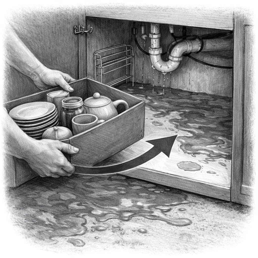 Emergency-plumbing-procedure-remove-items-from-effected-area
