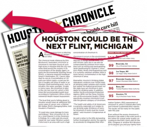 Chronicle Water Headline