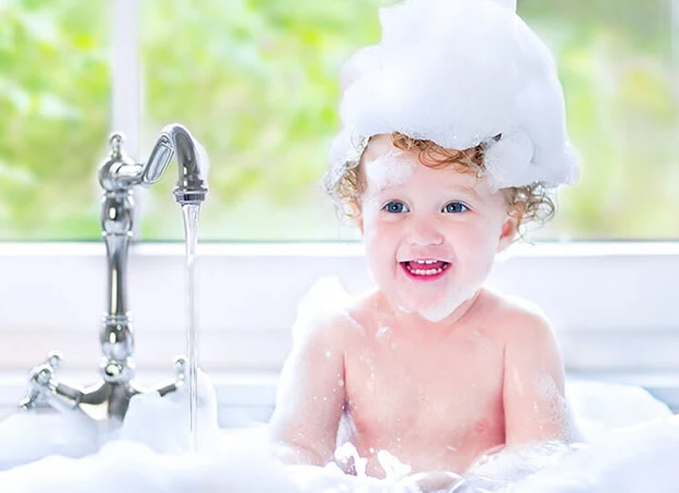 Child in Tub